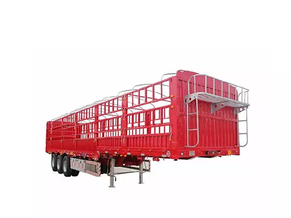 3 axles fence cargo trailer