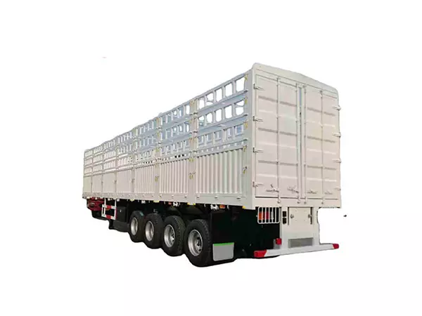 4 axles fence cargo semi trailer