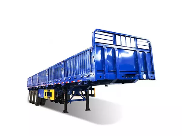 drop side semi truck trailer