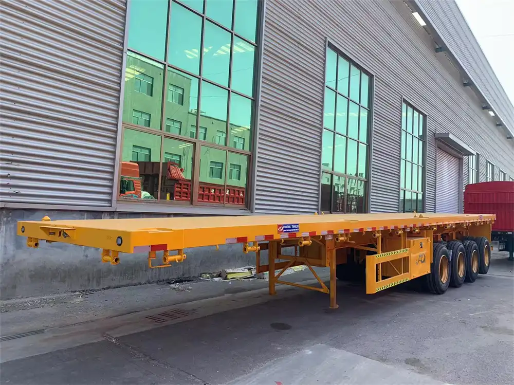 4 Axle Flatbed Trailer for Sale